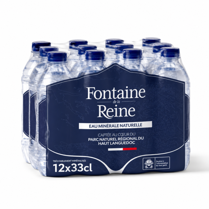 12 × 33 cL Fontaine de la Reine, eau minérale naturelle
